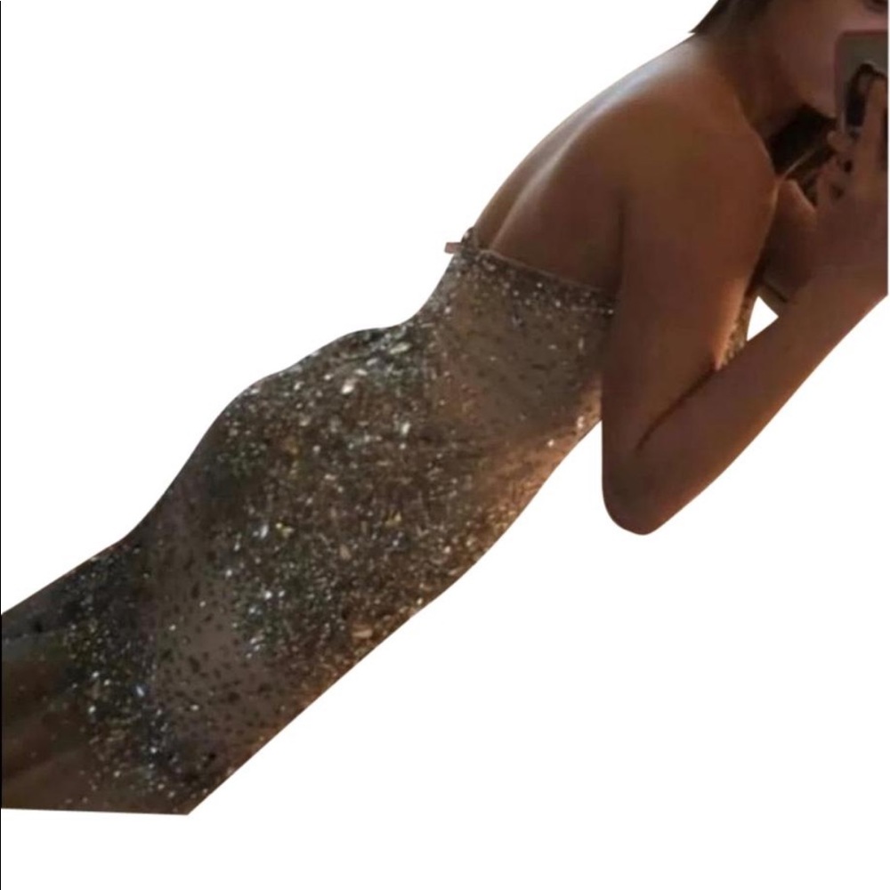 NWT Cache Beaded Gown Mermaid Dress